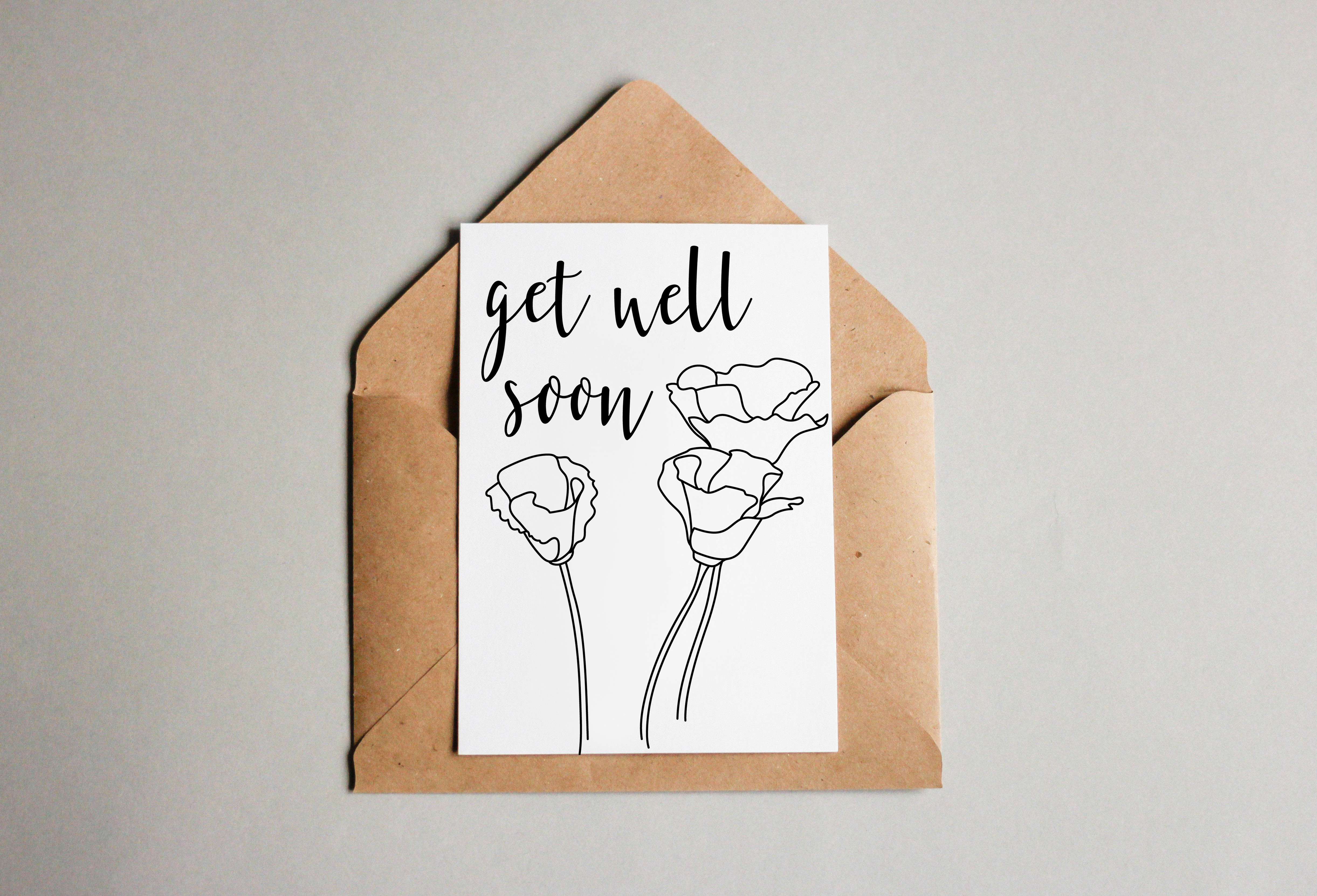get well soon card